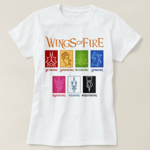 Vingar of Fire Queen of Pyrrhia Darkstalker Bookis T Shirt
