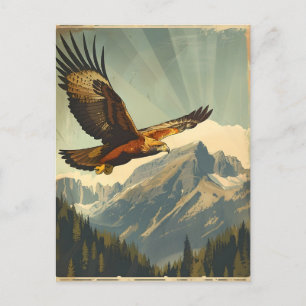 Vingar of Glory: Vintage Flight of the Golden Eagl Vykort