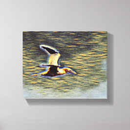 "Vingar of Harmony: Birds in Open Himmel Canvastryck