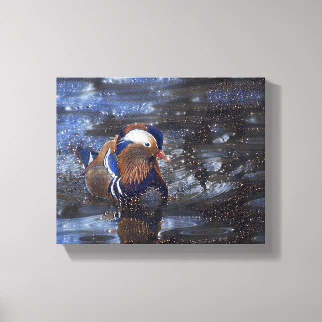 "Vingar över Dock: Ett fredligt rymmande" Canvastryck (Framsida)