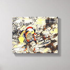 "Vingar över Dock: Ett fredligt rymmande" Canvastryck