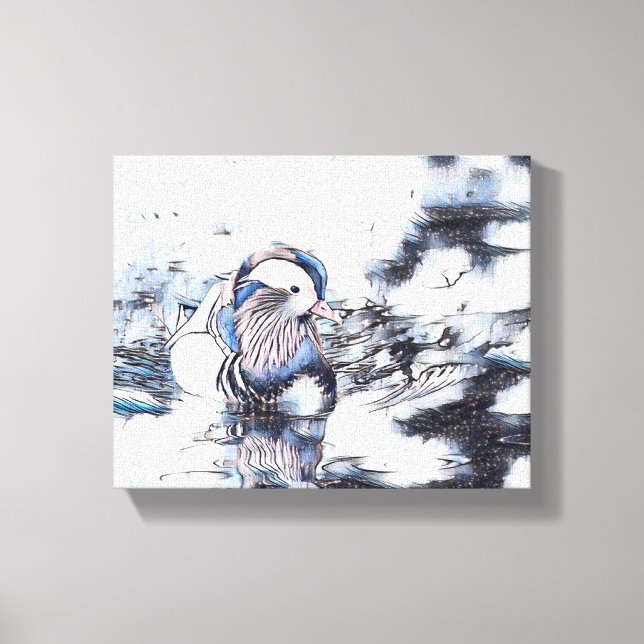 Vingar över Dockan: Ett fredligt rymmande" Canvastryck (Framsida)