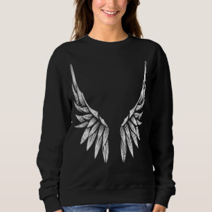 Vingar på Vingar i baksidans vinkel Skriv ut 2 T Shirt