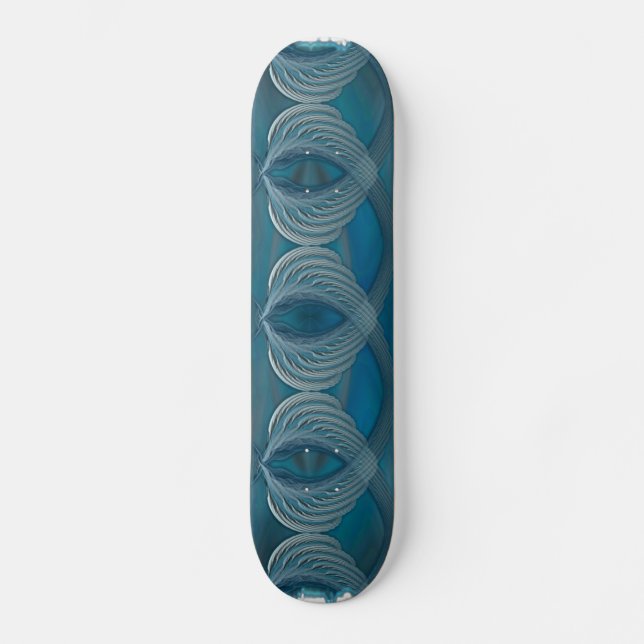 Vingar Peace Abstrakt Art Skateboard Bräda 20 Cm (Framsida)