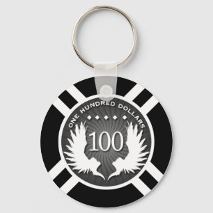 Vingar - pokerchip Keychain Nyckelring