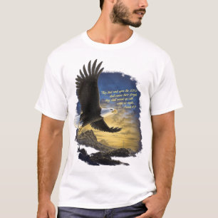 Vingar som Eagles Isaiah 4031 Christian T Shirt