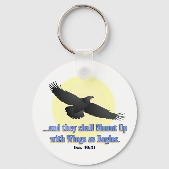 Vingar som Eagles KEYCHAIN Nyckelring (Framsida)