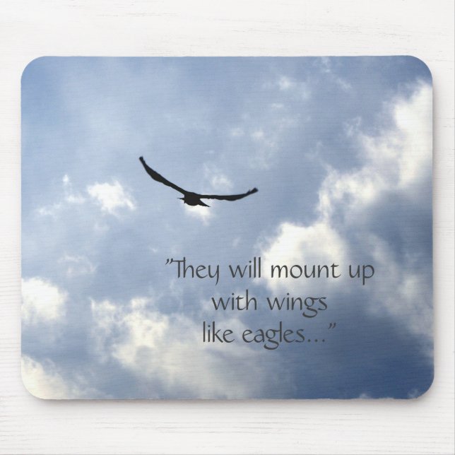 Vingar som Eagles Mousepad Musmatta (Framsidan)