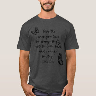 Vingar till Fly Dalai Lama Quote T Shirt