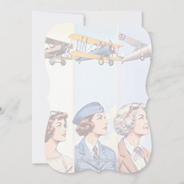 Vingar till hennes egna notekare anteckningskort (Framsida)