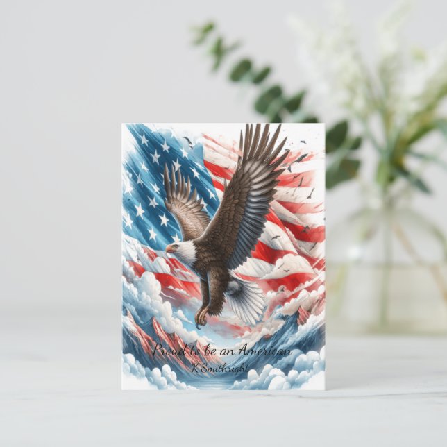 Vingar till Modiga Helg Vykort (Stående Fram)