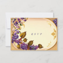 Vingård Bröllop Druv Vin Guld Filigran