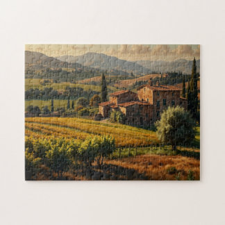 Vingård i Italien Pussel
