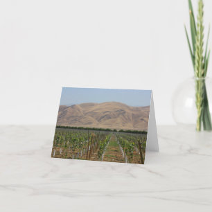 Vingård Notecard Kort