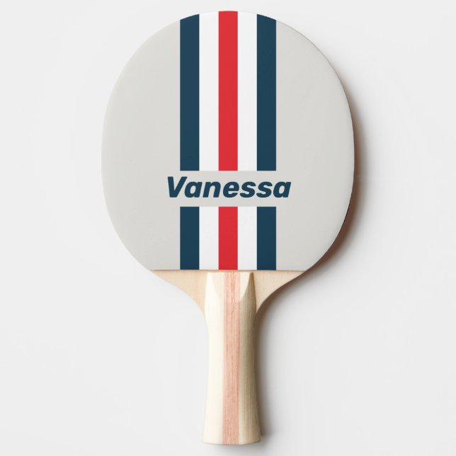 Vingard Pinstripes med namn Pingisracket (Framsidan)