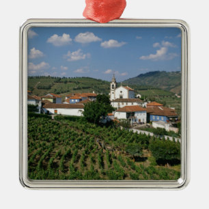 Vingårdar, byn San Miguel, Douro Julgransprydnad Metall
