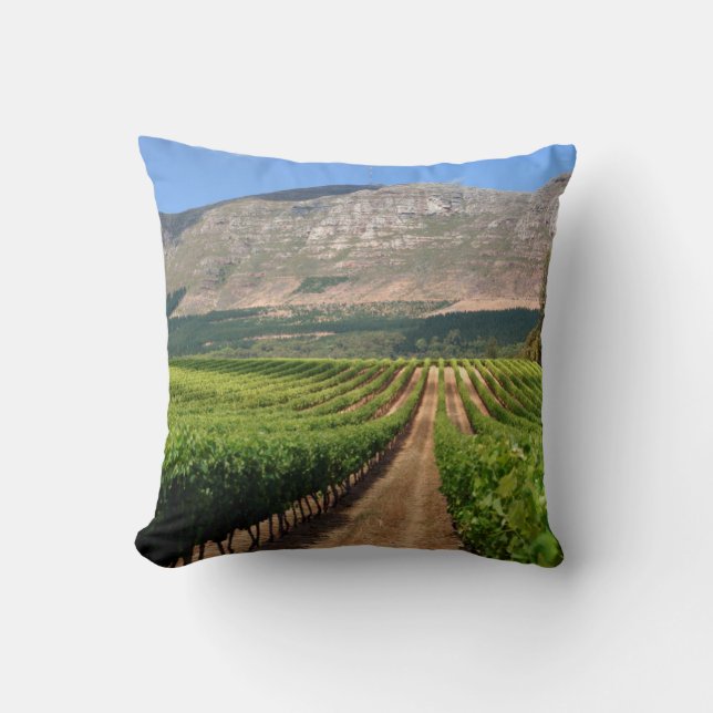 Vingårdar på Groot Constantia Wine Estate Kudde (Framsida)