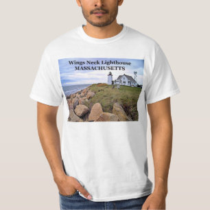 Vingarnackefyr, Massachusetts T-tröja T-shirt