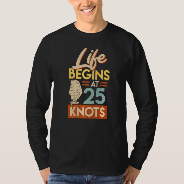 Vinge börjar vid 25 knop Vinge Surfa Wingfoil T Shirt (Framsida)