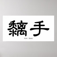 Vinge Chun Chi Sau kinesiska calligrafi