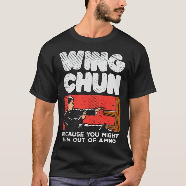 Vinge Chun Fighter Chinese Martial Arts Funny Quot T Shirt (Framsida)