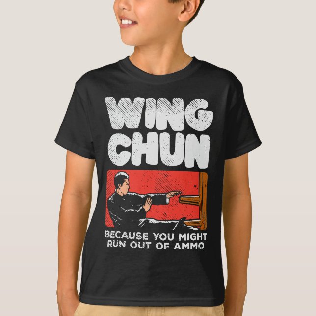 Vinge Chun Fighter Chinese Martial Arts Funny Quot T Shirt (Framsida)