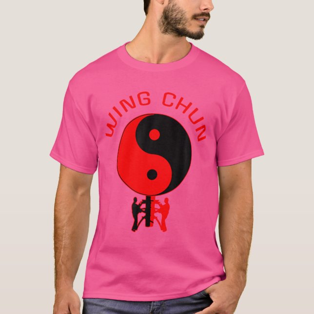 Vinge Chun Kung fu T Shirt (Framsida)