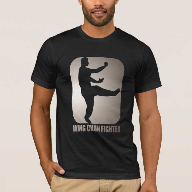 Vinge Chun 'Kung fu' träningsstation Tee Shirt (Framsida)