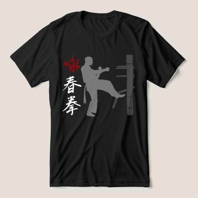 Vinge Chun Kung fu Tri-Blend Shirt T Shirt (Design Framsida)