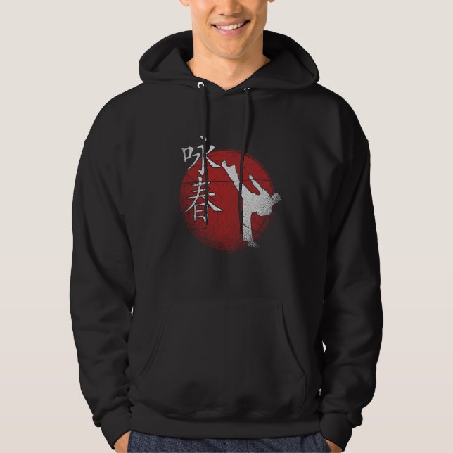 Vinge Chun Martial Arts Kung fu Hoodie (Framsida)