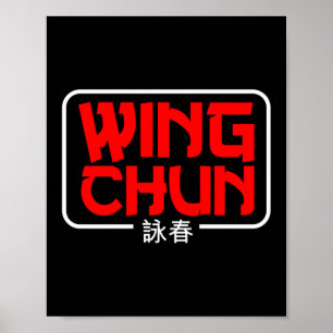 Vinge Chun Martial Arts Kung fu Poster