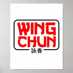 Vinge Chun Martial Arts Kung fu Poster