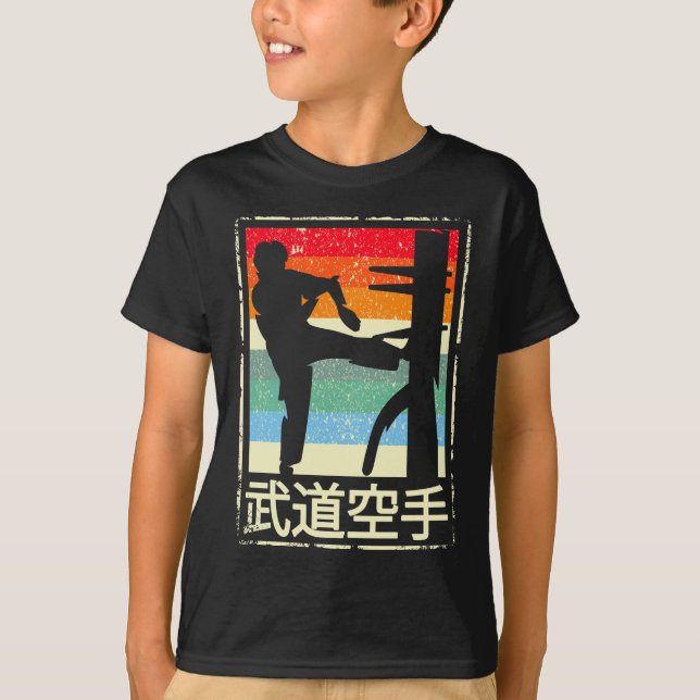 Vinge Chun Retro Martial Arts Kung fu Utbildning T Shirt (Framsida)