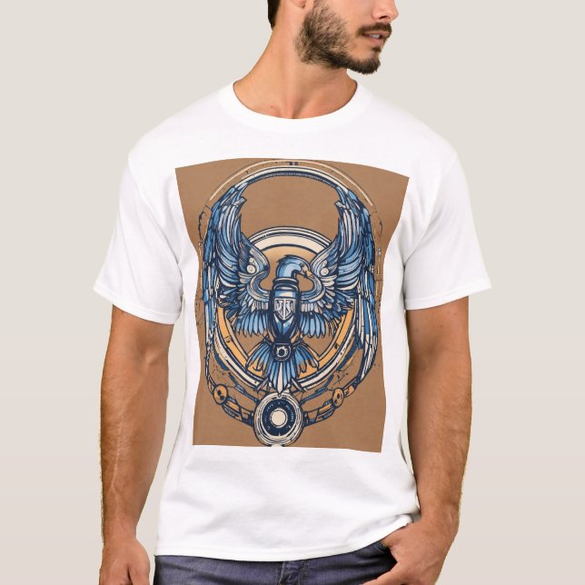 vinge-design för abstrakt-konsten t shirt (Framsida)