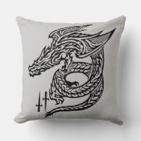 Vinge Dragon Klass A Cotton Dekorativ kudde 20 x 2