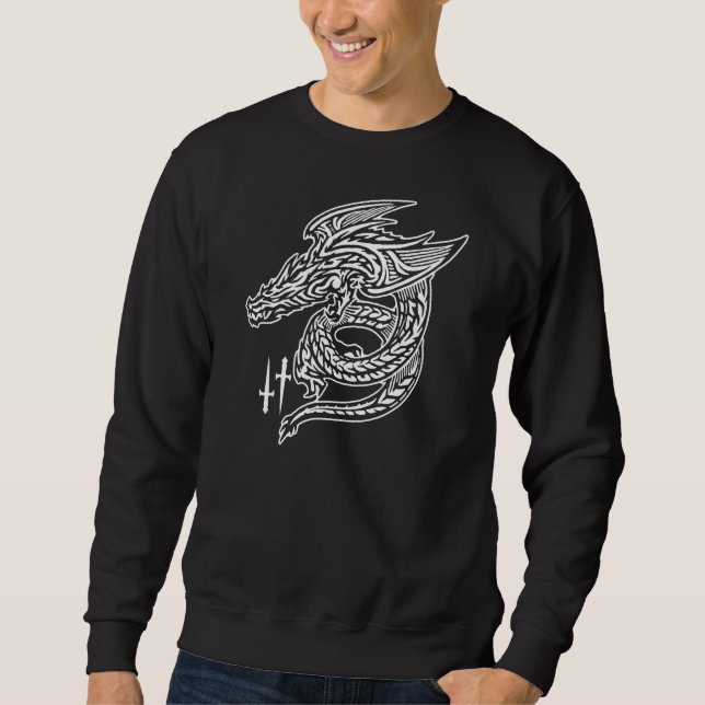 Vinge Dragon Manar Basic Sweatshirt (Framsida)