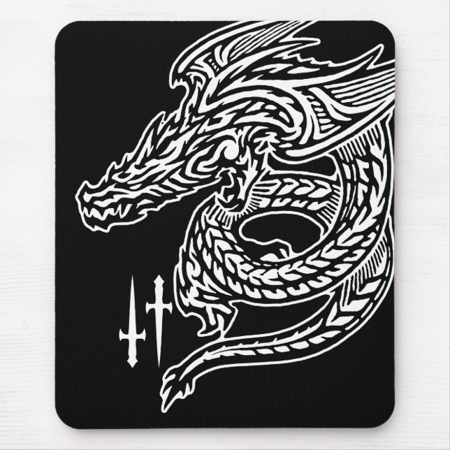 Vinge Dragon Mousepad Musmatta (Framsidan)