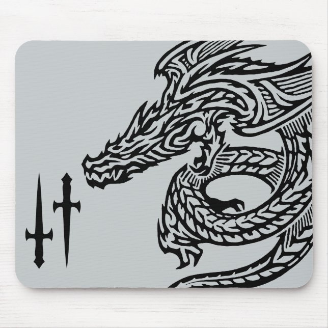 Vinge Dragon Mousepad Musmatta (Framsidan)
