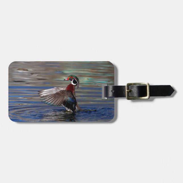 Vinge Flapping Wood Anka Bagagebricka (Horisontell Framsida)