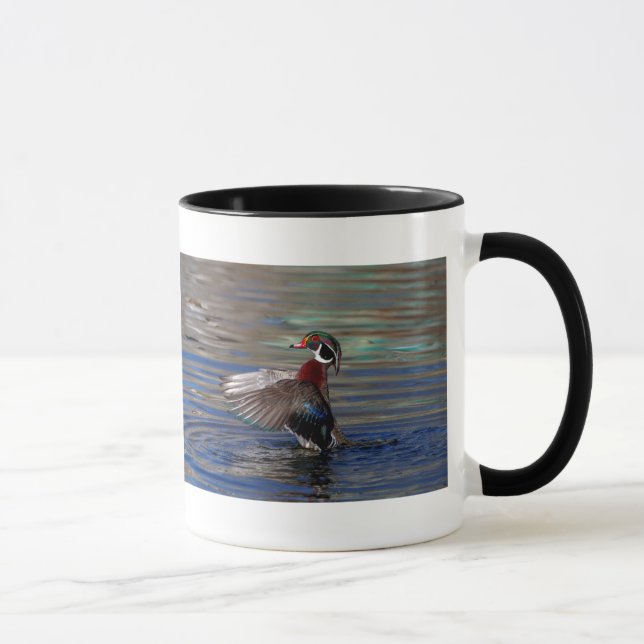 Vinge Flapping Wood Anka Mugg (Höger)