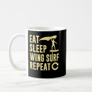 Vinge Foil Eat Ssov Vinge Surfa Repeat Vinge Foile Kaffemugg