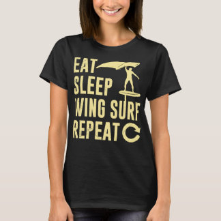 Vinge Foil Eat Ssov Vinge Surfa Repeat Vinge Foile T Shirt