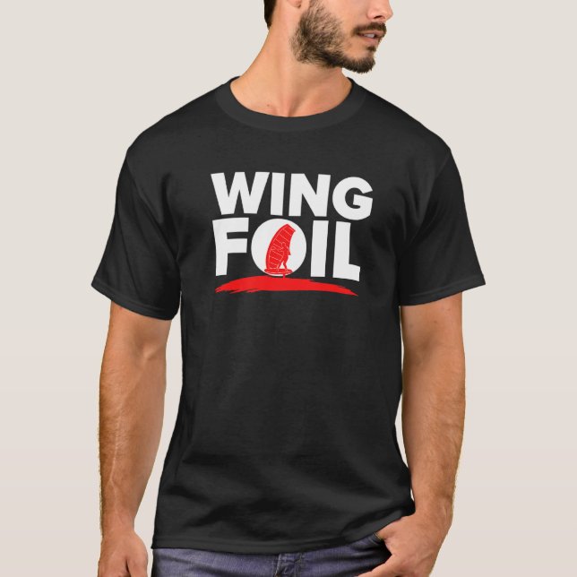 Vinge Foil Wingsurf Wingfoil T Shirt (Framsida)