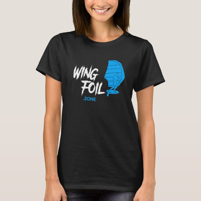 Vinge Foil Zon Vinge Surfa Wingfoil T Shirt (Framsida)