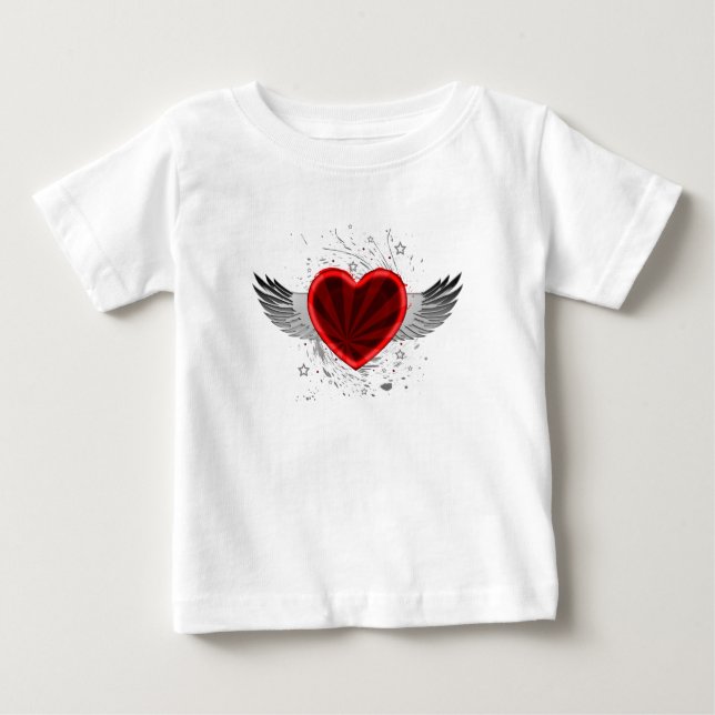 Vinge Heart T Shirt (Framsida)