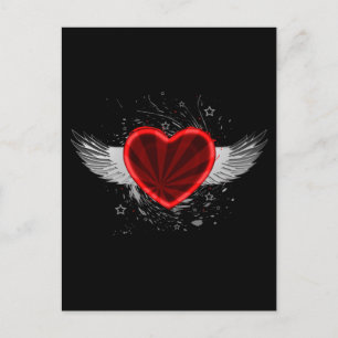 Vinge Heart Vykort