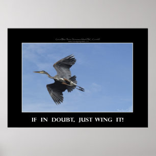 VINGE IT! Motiverande Poster