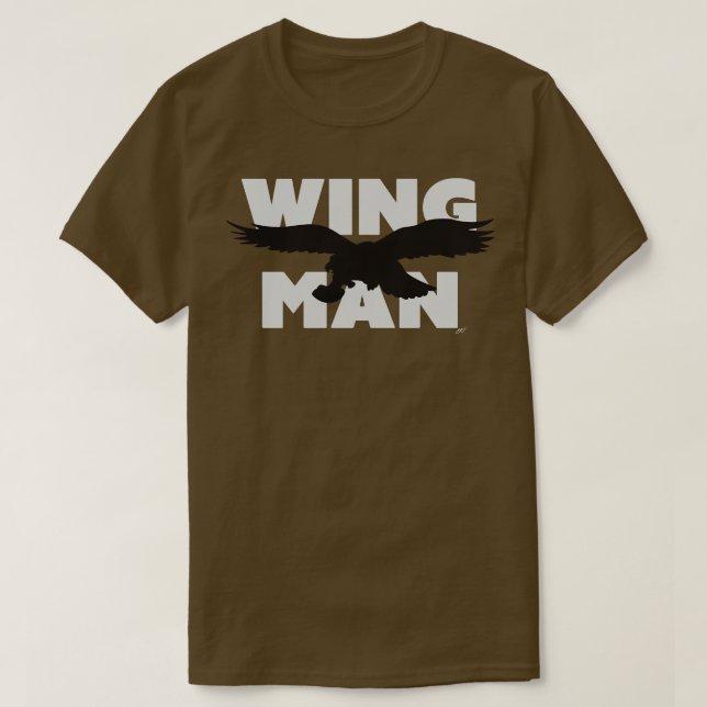 Vinge Man 1 T Shirt (Design framsida)