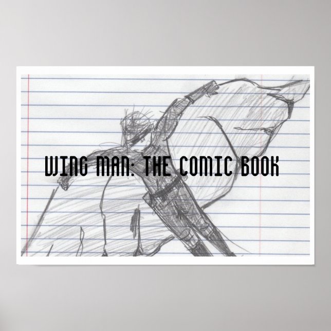 Vinge Man Concept Art Poster (Framsidan)