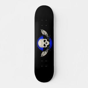Vinge Skull - BLUE Mini Skateboard Bräda 18,5 Cm